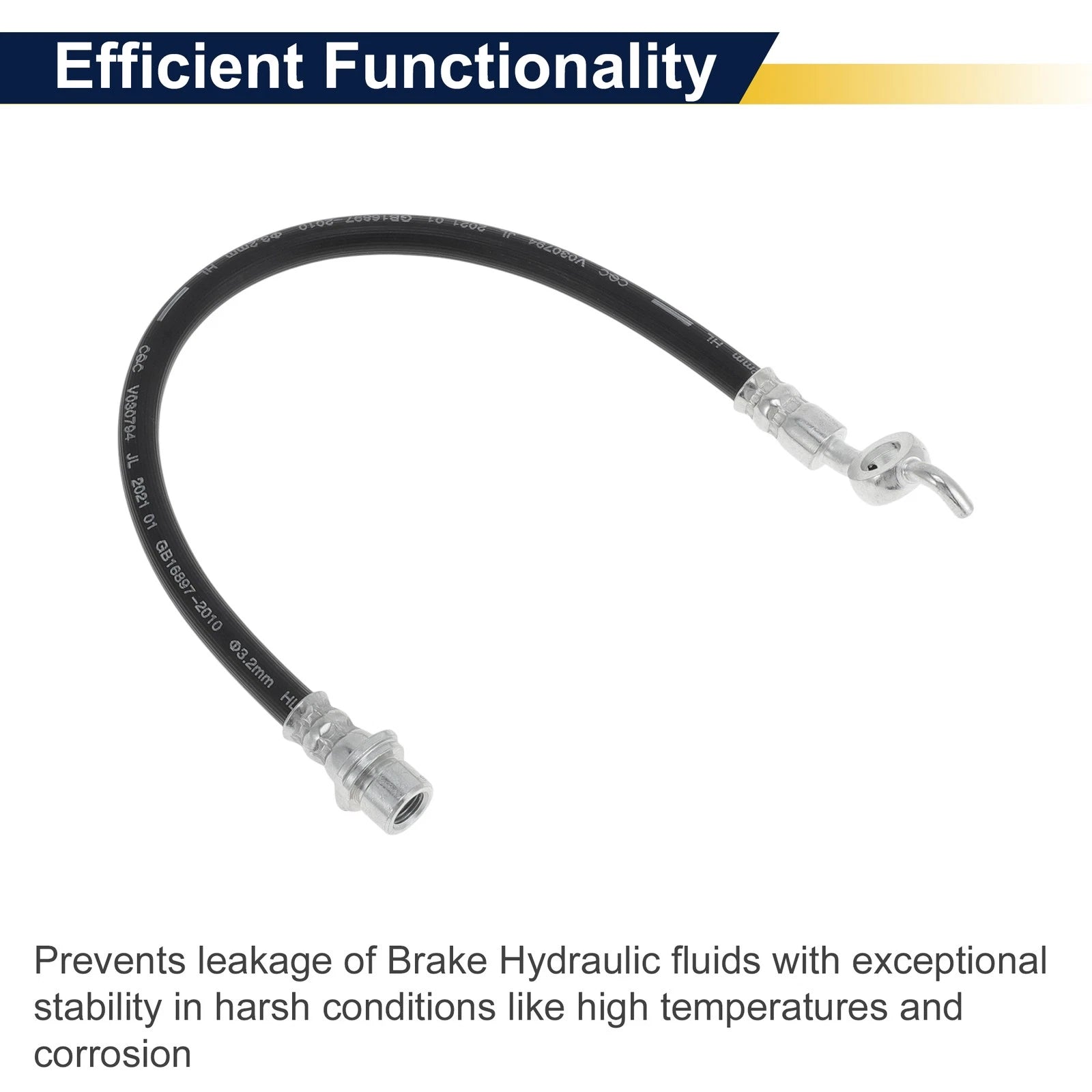 Brake Hose Set of 2 for Lexus IS250 (No. 90947C2018)