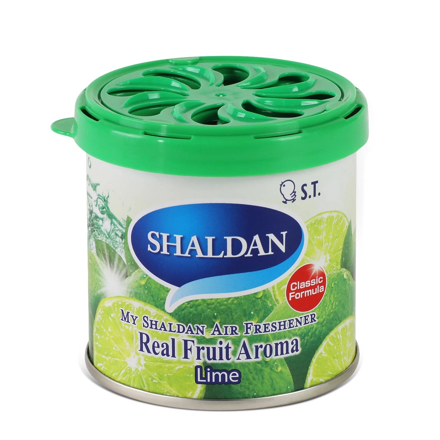 My Shaldan 80g Steel Can Air Freshener Deodorizer for Car Home Office - Lime