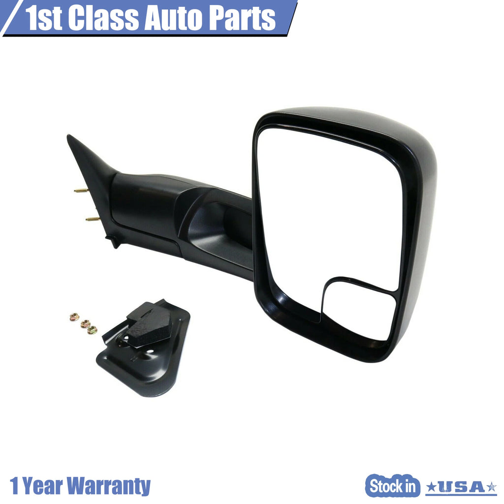 Right Towing Manual Side View Mirror for Dodge Ram Pickup (1994-2002)