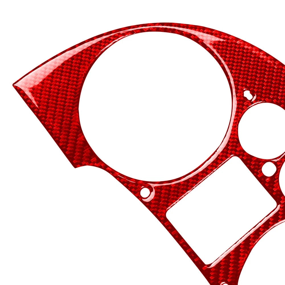 Dashboard Speedometer Surround Panel Cover Trim for Audi TT 8N (2001–2006) Carbon Red