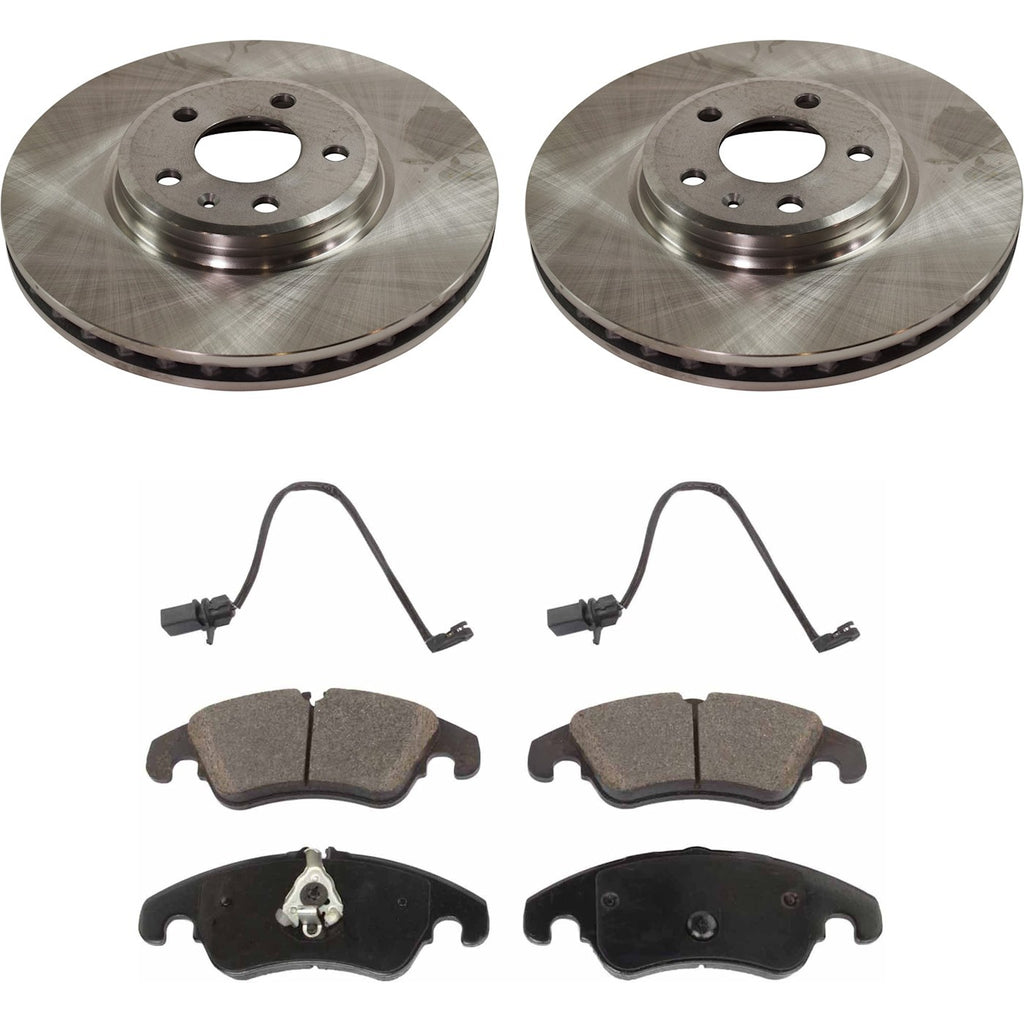 Brake Disc and Pad Kit for Audi A4 Quattro (2009–2012)