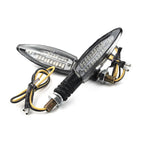 30 x LED 8MM Motorcycle Turn Signal Light Indicators Blinkers Amber Universal