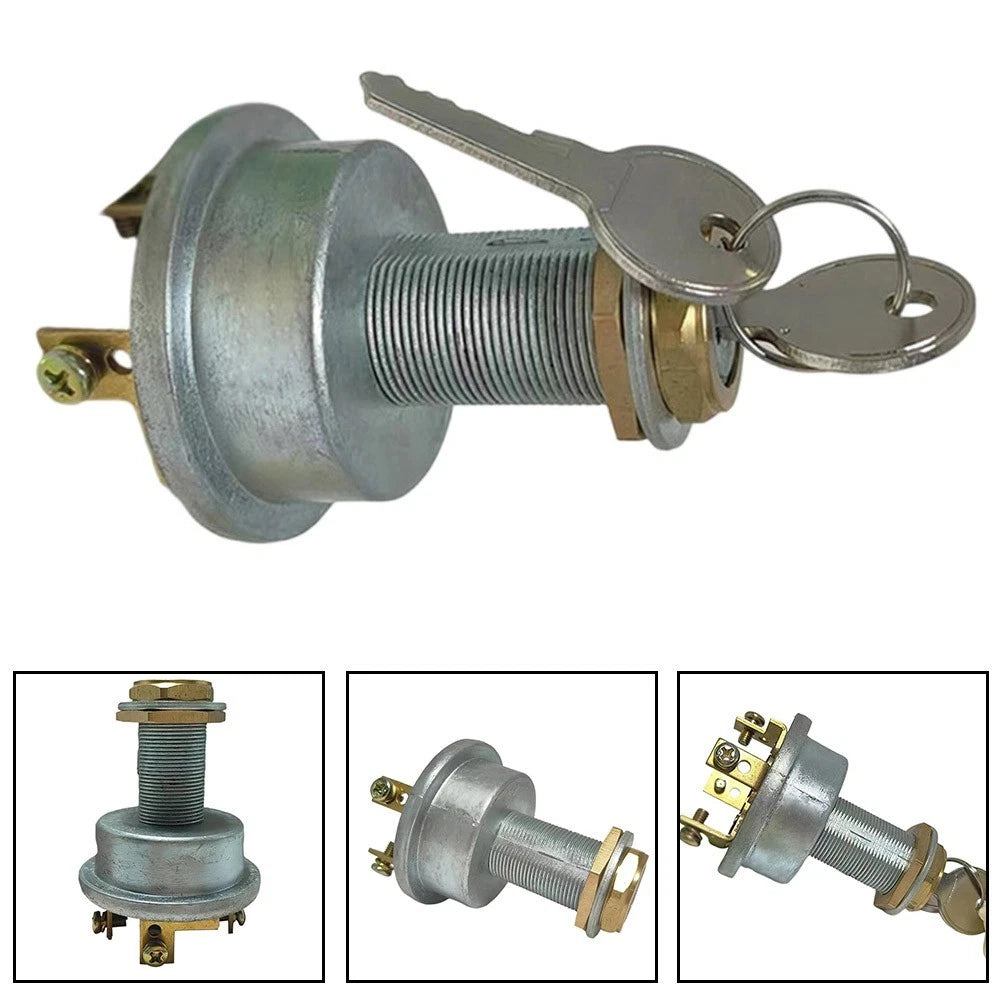 Panel Mount Ignition Switch for Harsh Environments (Sealed Lock)