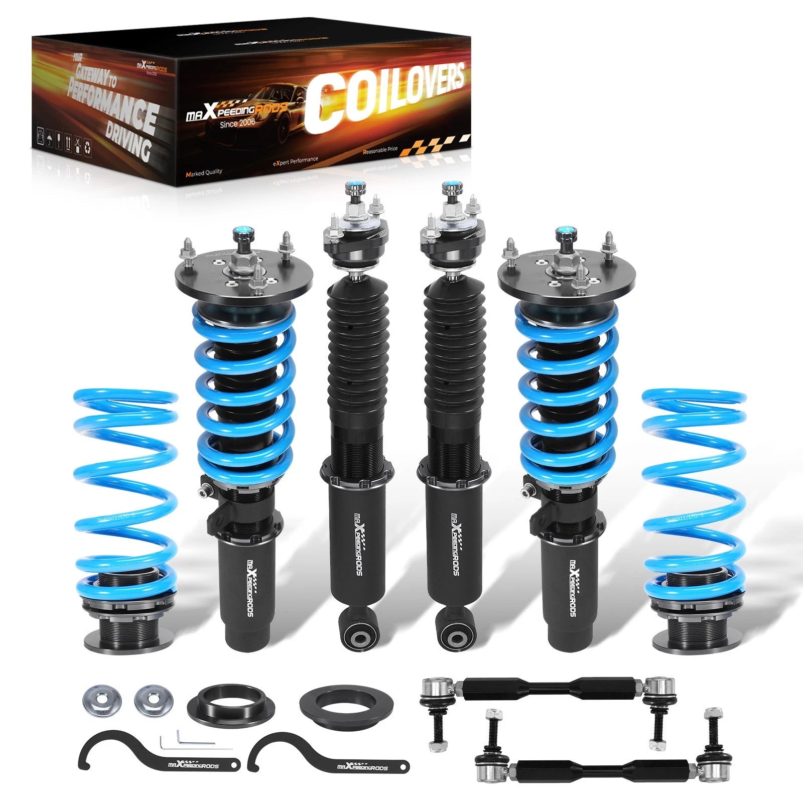 MaXpeedingrods 24 Way Damper Coilovers for BMW Z4 (E85/E86) (2003–2009)