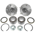 2 x Front Axle Wheel Hubs and Bearings for Toyota Hilux GGN15 KUN16 TGN16