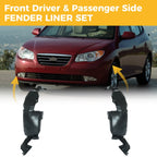 Front Fender Liner Set for Hyundai Elantra (2007–2010) Left & Right