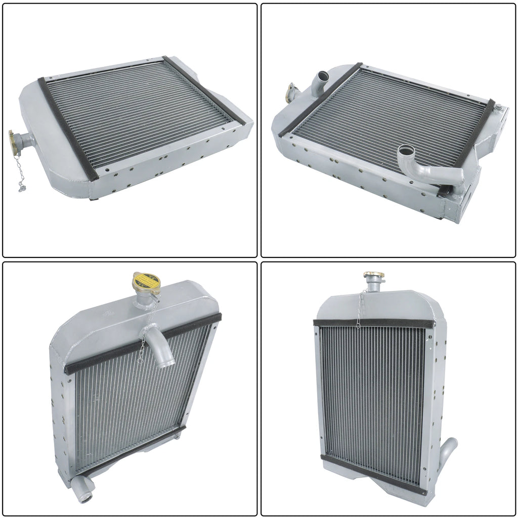 2 Row Aluminum Cooling Radiator for Ford Tractor 2N 8N 9N (1939–1952)