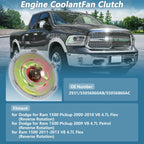 Cooling Fan Clutch for Dodge Ram 1500 2500 (2009–2010) No. 2931/55056860AB
