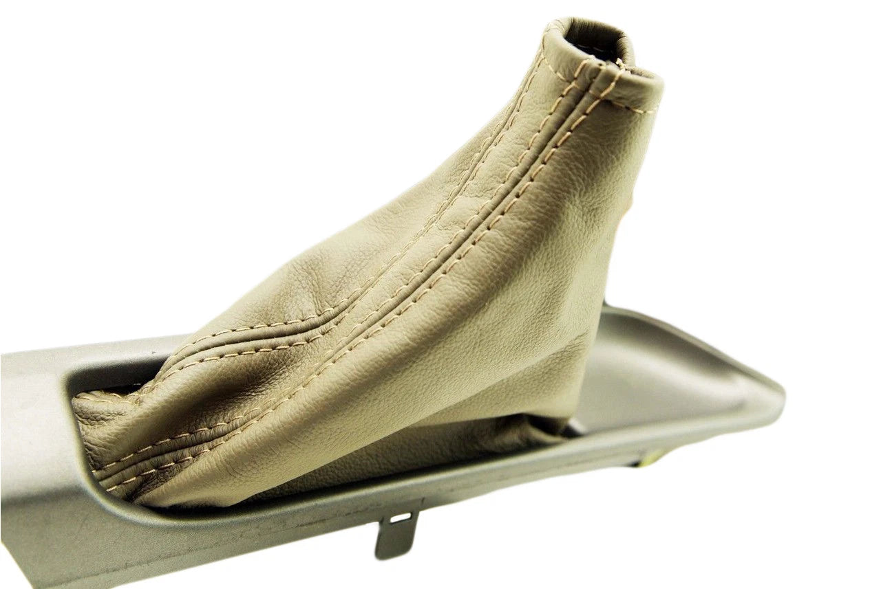 E Brake Boot Cover for Lexus GX470 (2003–2009) Dark Beige Leather Synthetic