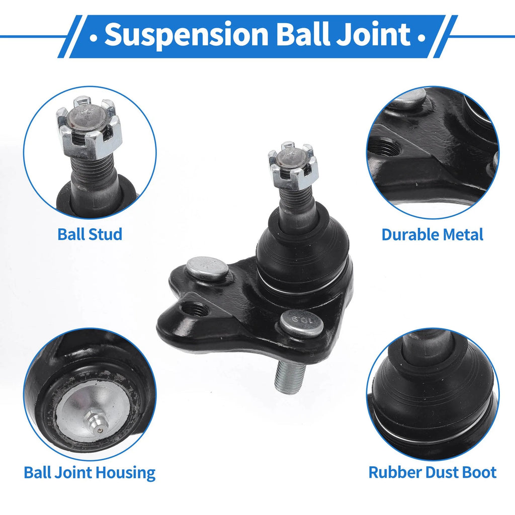 2X Front Lower Ball Joints for Toyota Corolla (1996–2008) No. 43330-19115/43330-09230