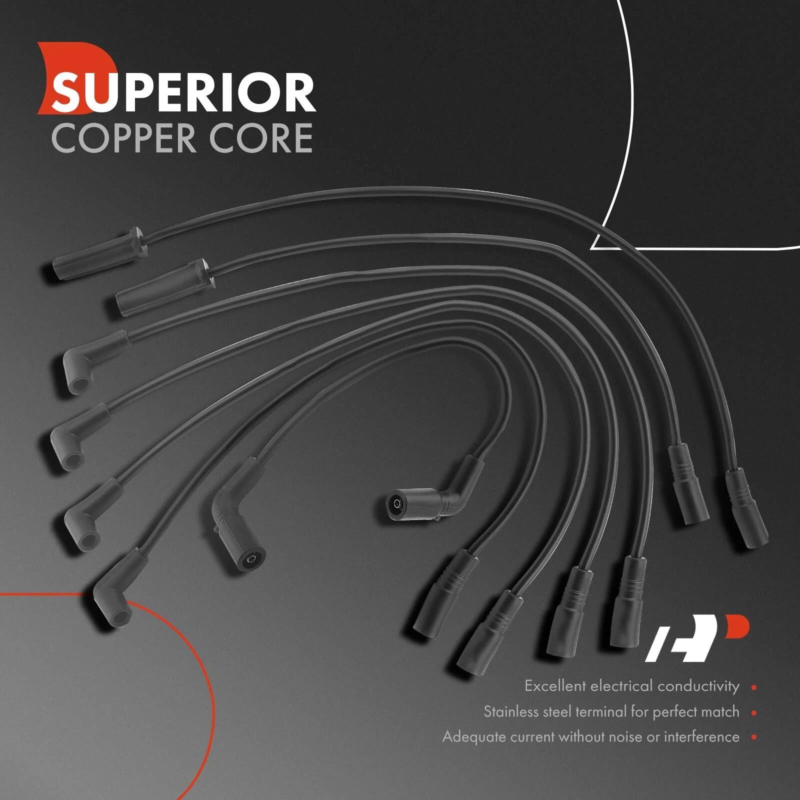 7X Spark Plug Wire Set for Chevrolet Silverado 1500 Blazer GMC Jimmy (1995–2002)