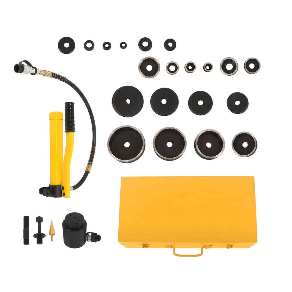 15 Ton Hydraulic Knockout Punch Driver Tool Kit for Various Models