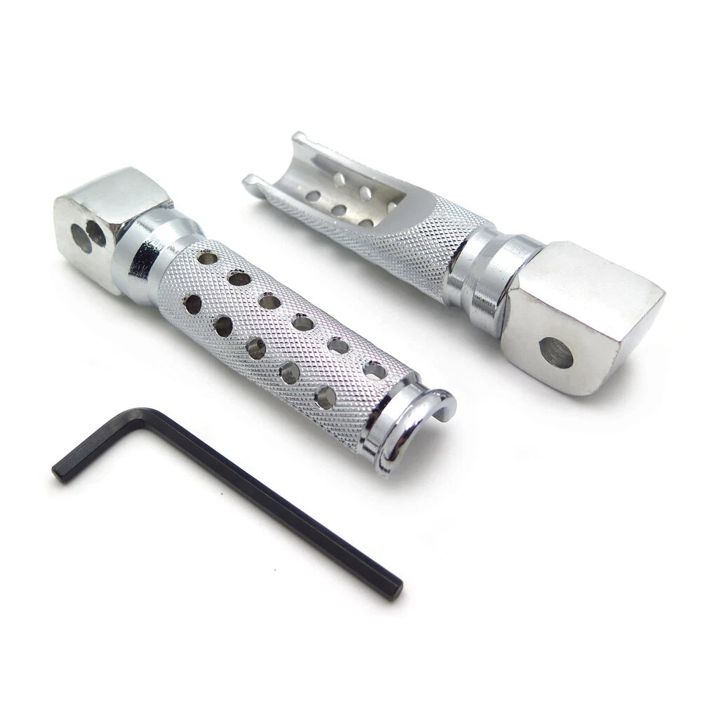 Chrome Front Foot Pegs for Yamaha FZR 600 YZF 600R/750R/1000R R1 R6 FZS1 XJ 600S (1990–2003)