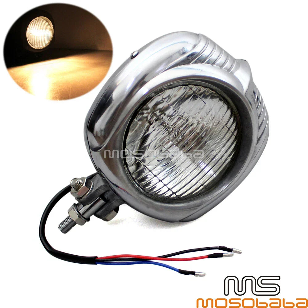 H4 12V Classical Headlight for Harley Chopper Touring Custom