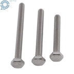 144 Pack 1/4 Stainless Steel Screws with Hex Bolts Nuts Kit 1/4-20