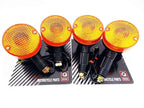 4 x Front Rear Turn Signal Indicator Blinker Assembly for Suzuki DR250S (81-88)