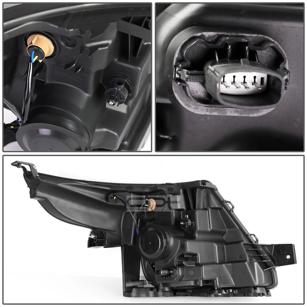 Projector Headlight for Ford Explorer (2011–2015) - Black Housing, Clear Corner