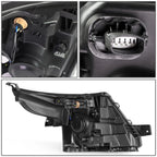 Projector Headlight for Ford Explorer (2011–2015) - Black Housing, Clear Corner