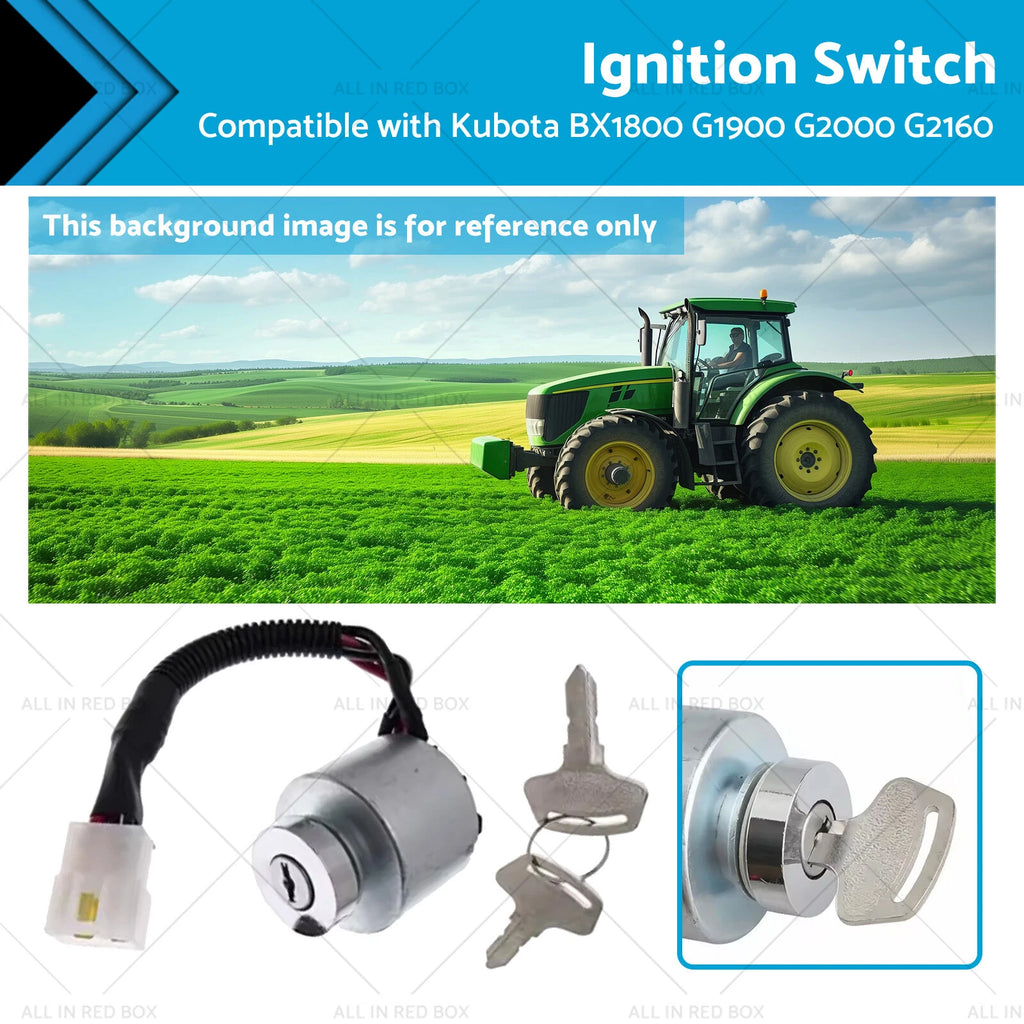 Ignition Switch 66101-55200 for Kubota BX1800 G1900 G2000 (2000–2005)