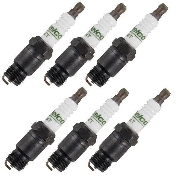 Set of 6 Spark Plugs for Chevrolet P20 P30 GMC K2500 K3500 C2500 (4.8L L6)