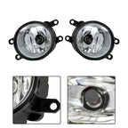 Clear Bumper Fog Lights with Wiring Harness for Toyota RAV4 (2009–2012)