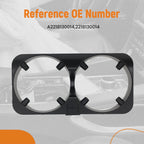 ABS Dual Car Cup Holder for Mercedes-Benz W221 (2009–2015) A2218130014 Black