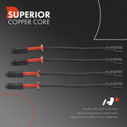 Set of 4 Spark Plug Wire Sets for Benz C220 (1994-1996)