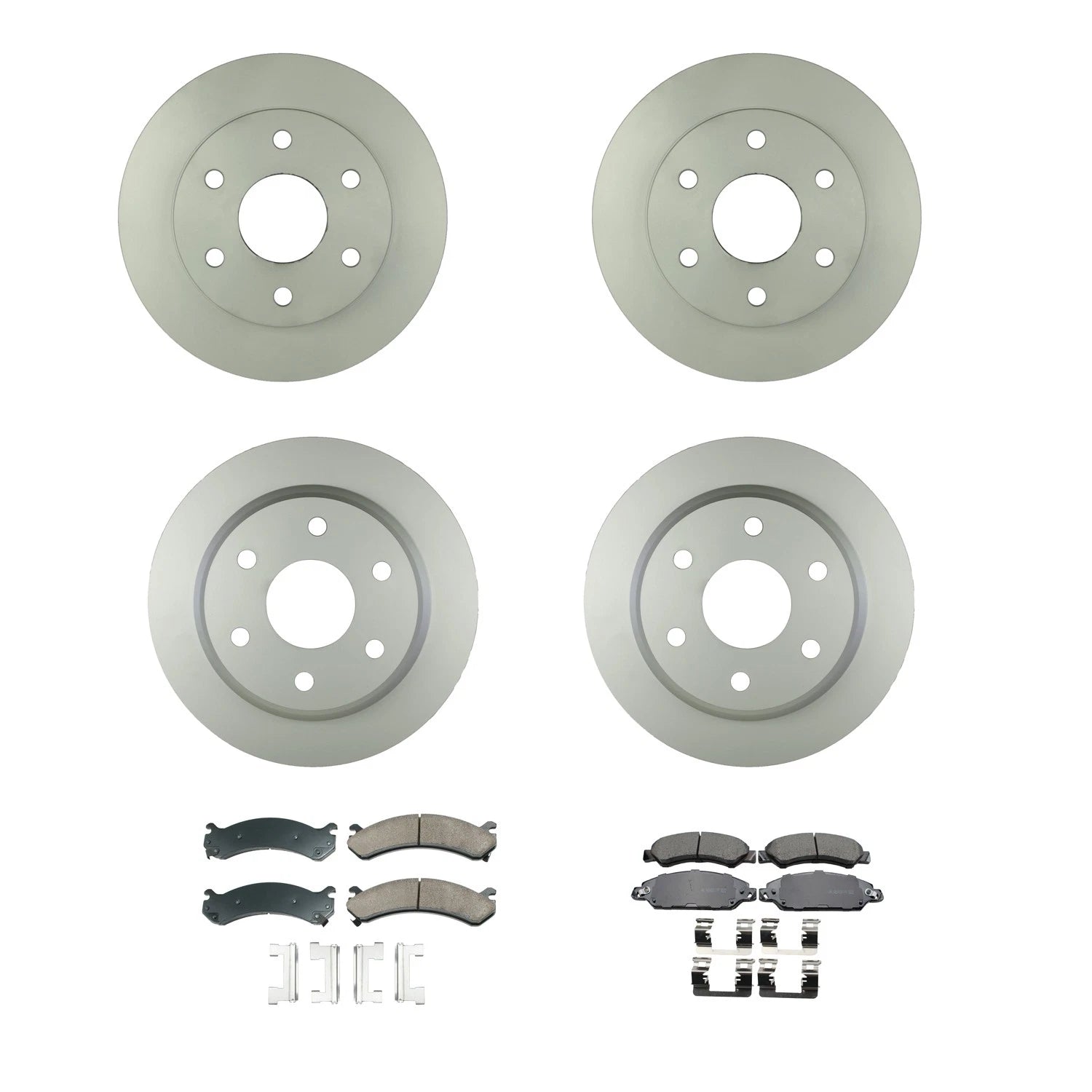 Brake Rotor & Akebono ProACT Pad Kit for Silverado 1500 Classic (2007–2007)