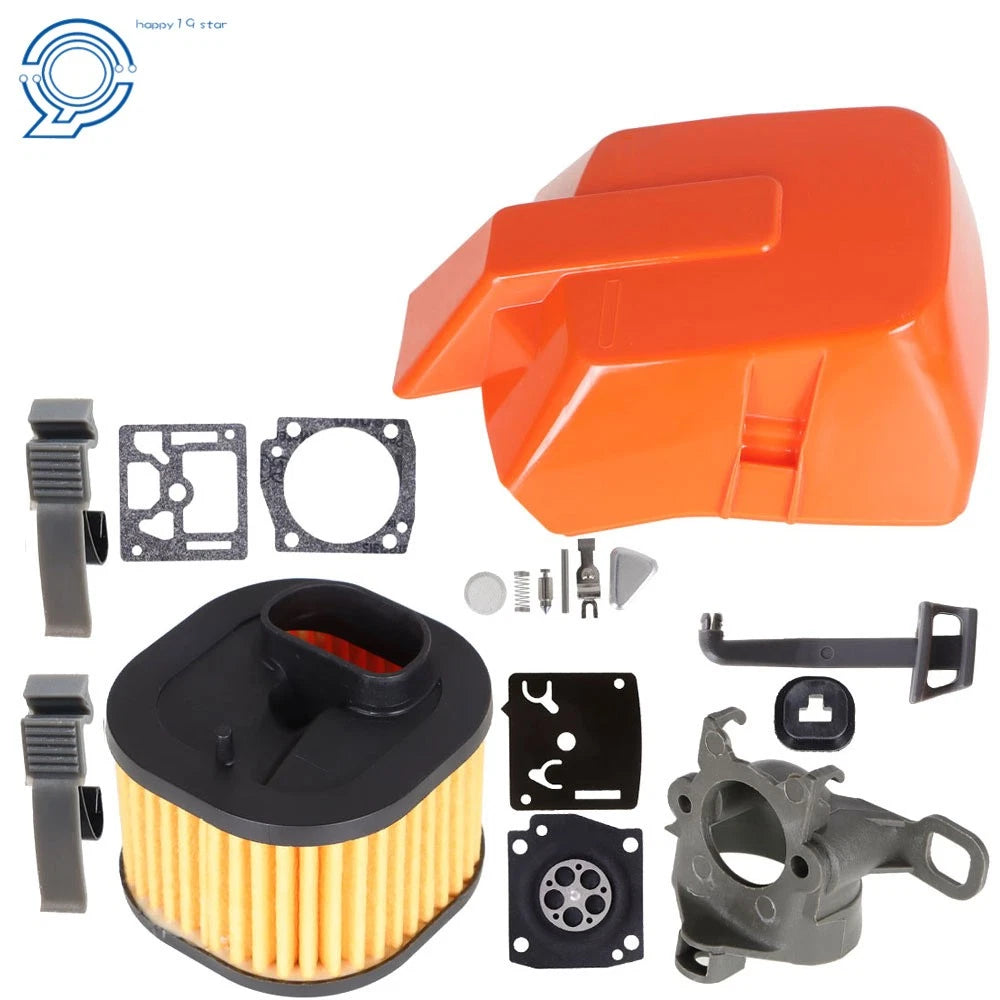 Air Filter Cover Carb Kit for Husqvarna 371 362 365 Chainsaw