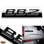 Polished Metal 3D Decal Black Emblem for Honda Prelude (1992–1996)