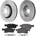 Brake Disc & Pad Kit for Jeep Grand Cherokee (2013–2020) Front Drilled