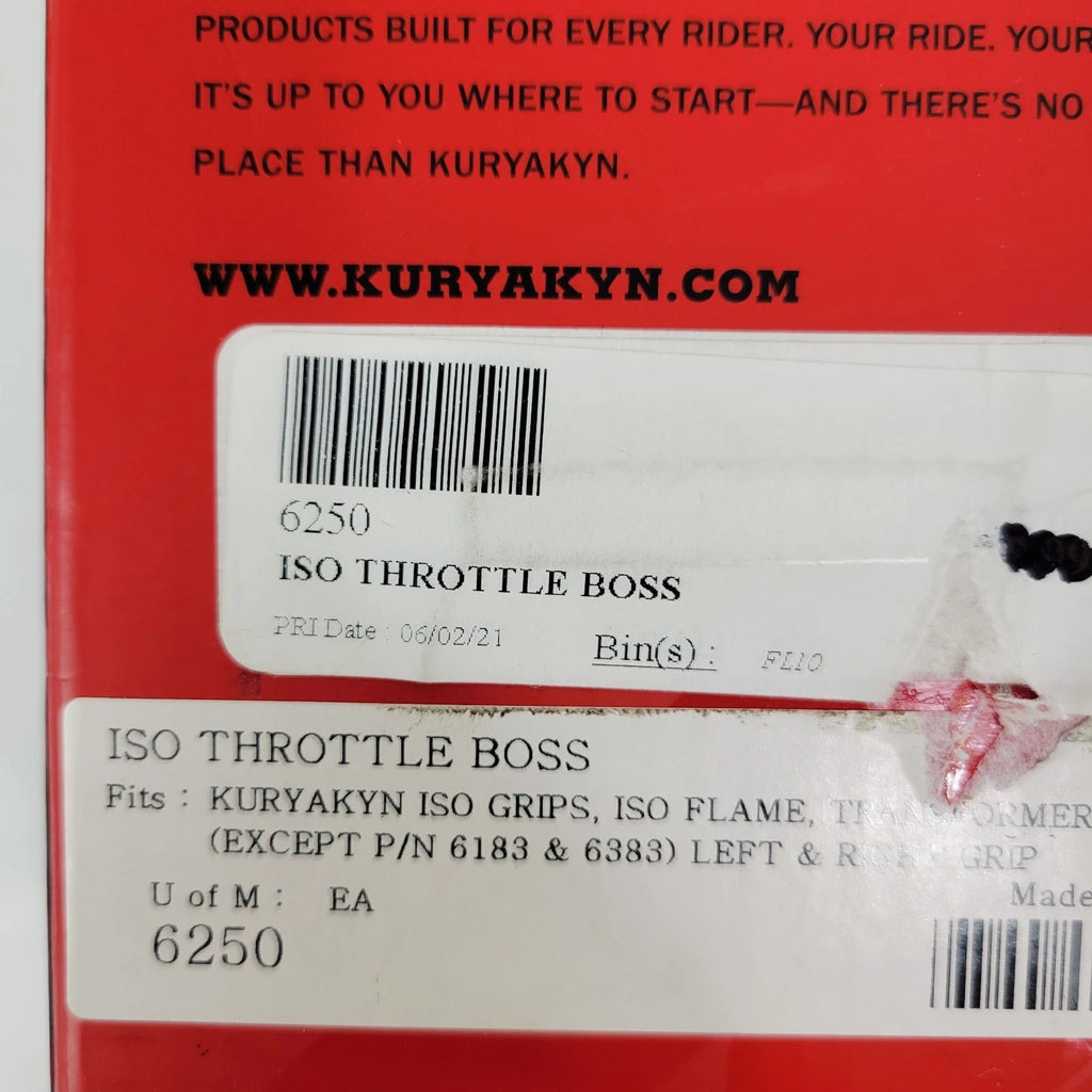 Kuryakyn ISO Throttle Boss Chrome for Kuryakyn Grips (P/N 6250)