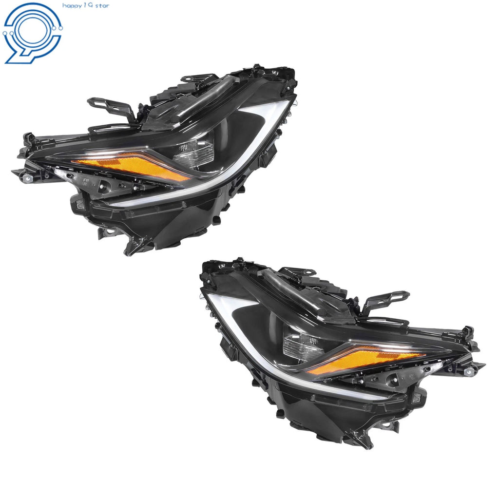 Set of 2 LED Headlights for Lexus ES350 (2019-2021) Chrome