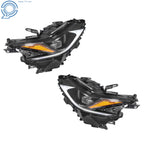 Set of 2 LED Headlights for Lexus ES350 (2019-2021) Chrome