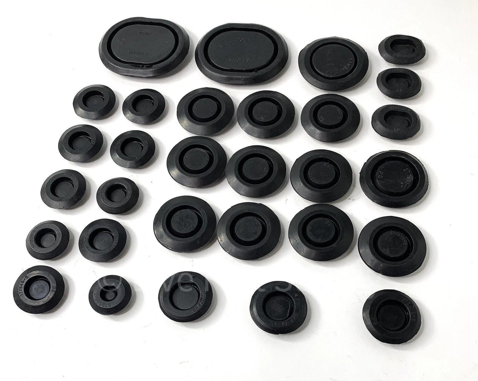 Rubber Body Plug Grommet Kit for Ford Mustang (1979–1993)