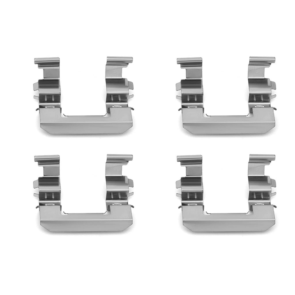 Set of 8 Ceramic Brake Pads with Hardware for Mazda CX-5 (2016–2021)