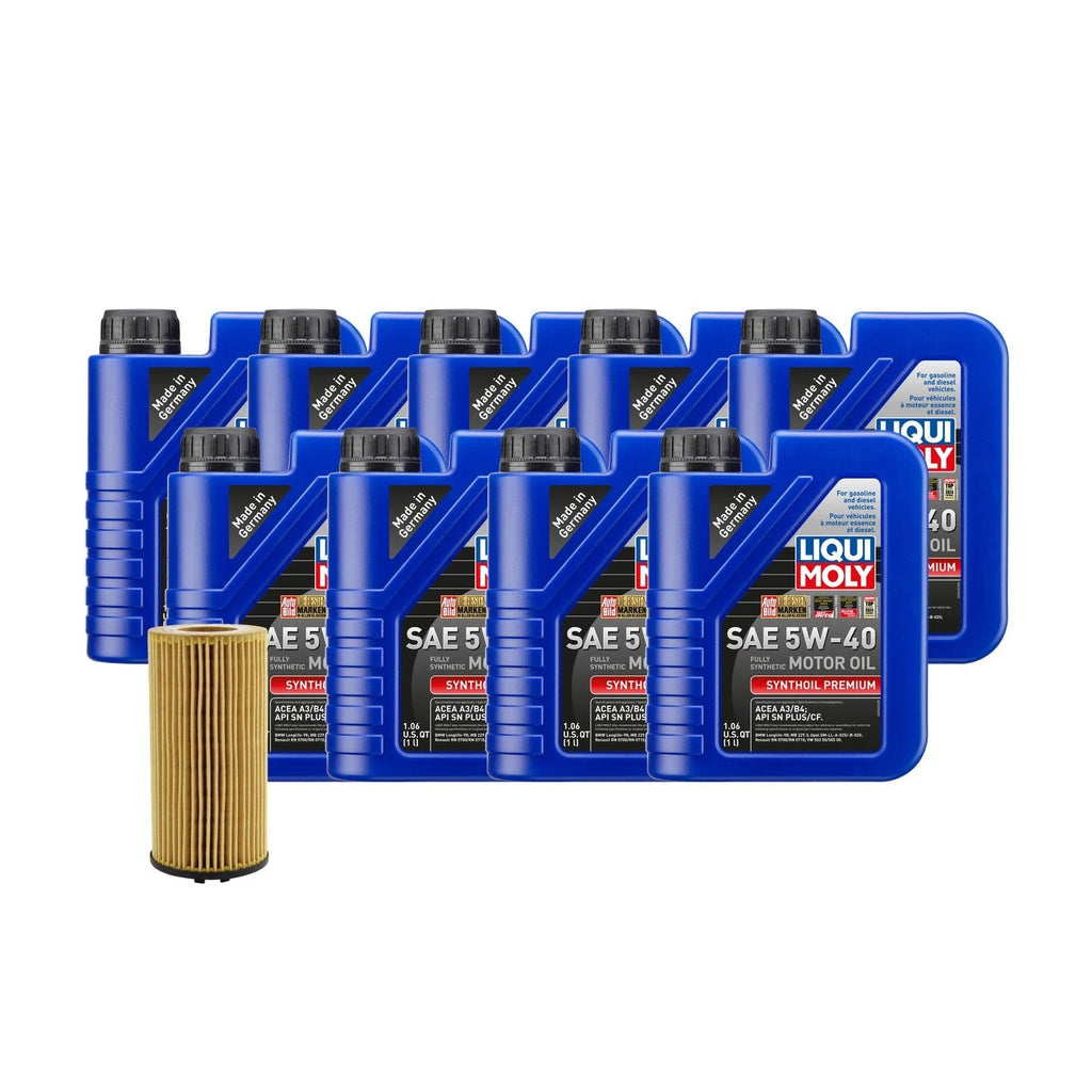 Liqui Moly Synthoil Premium SAE 5W-40 Oil Change Kit for Audi BNK (2004–2009)