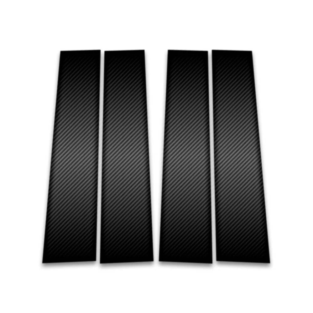 Carbon Fiber Pillar Post Covers 4pc w Keypad Cutout for Lincoln MKT (2010–2019)