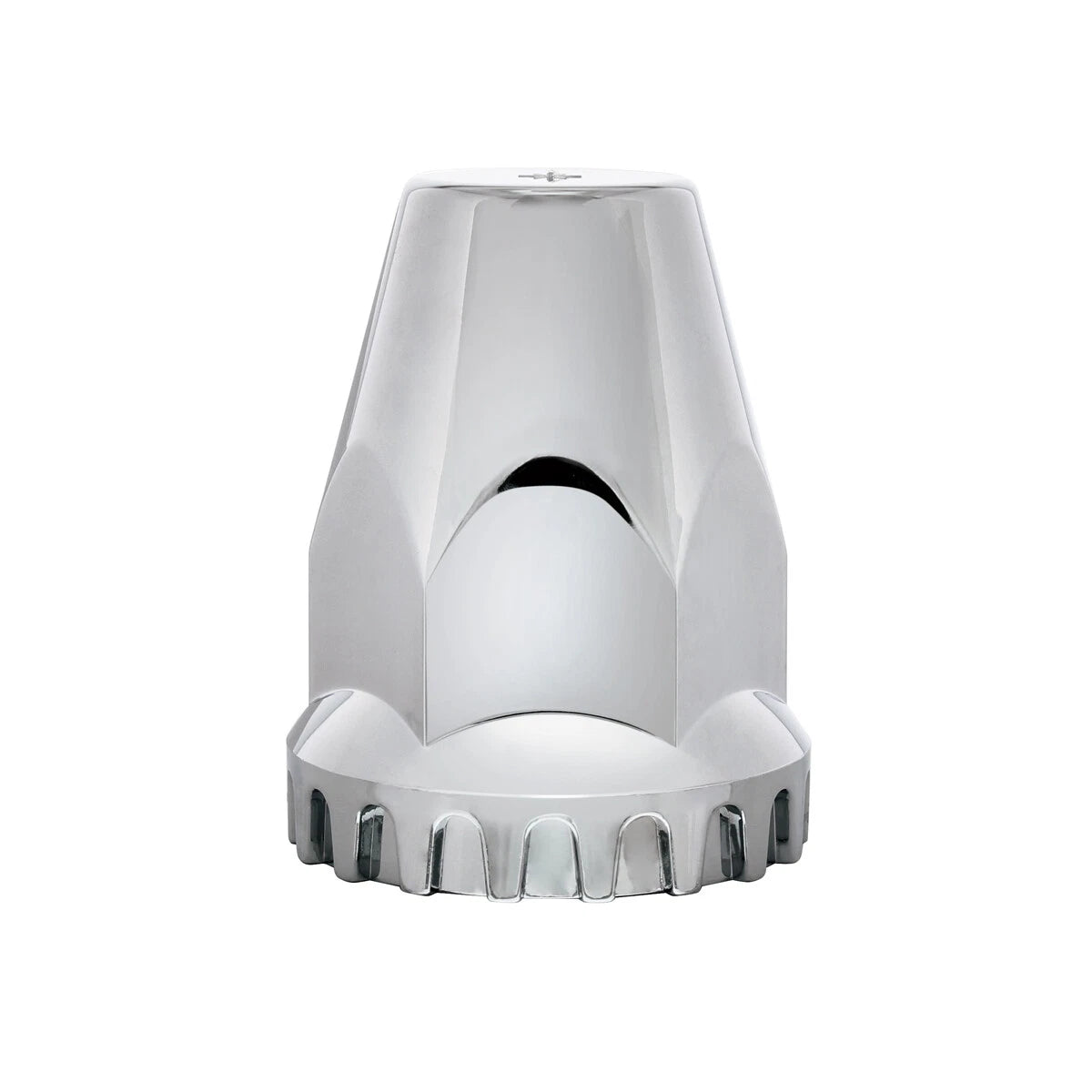 Chrome Semi Truck Front Rear Axle Covers with Hubcaps and Lug Nuts for 33mm