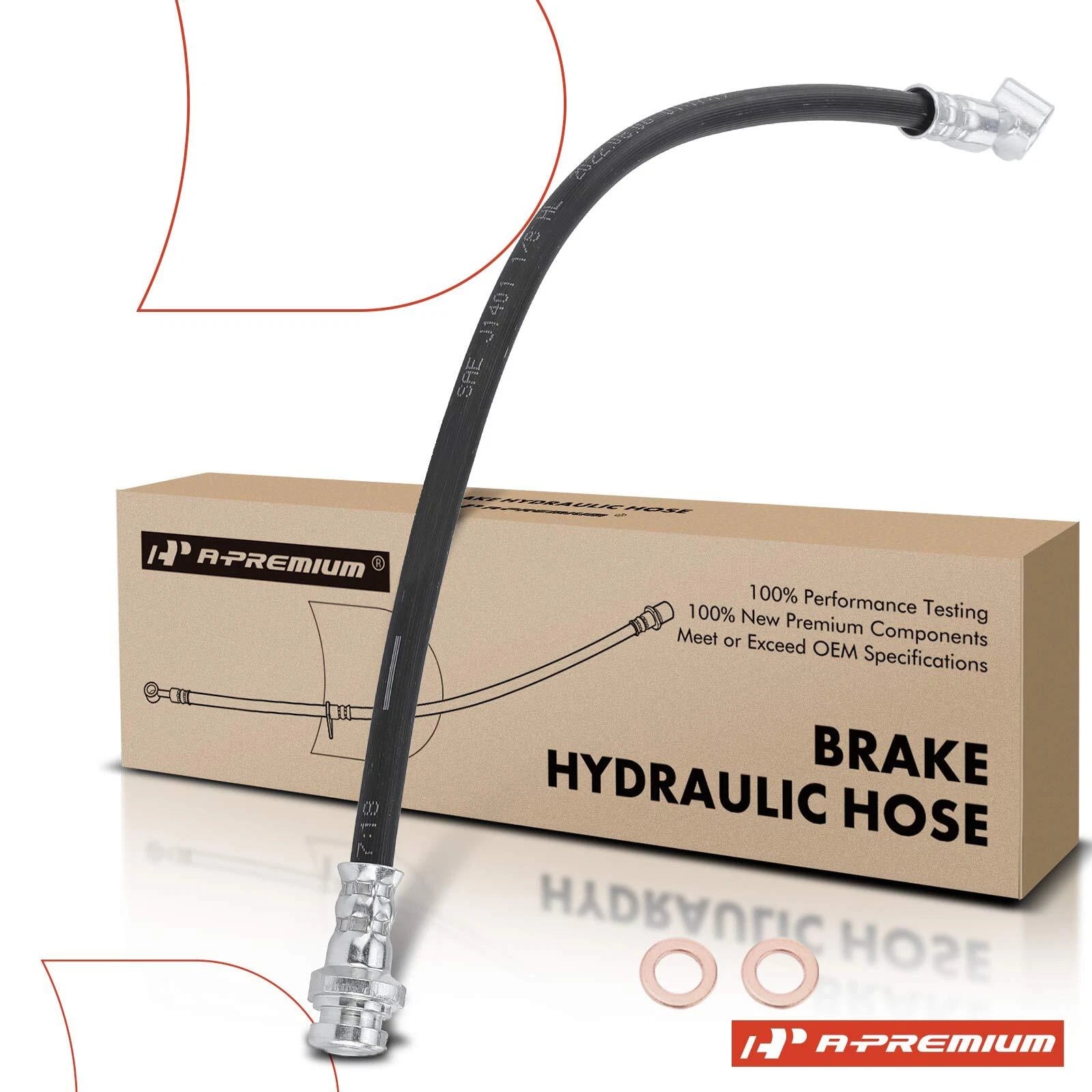 Front Right Brake Hydraulic Hose for Nissan Frontier (1998–2001)