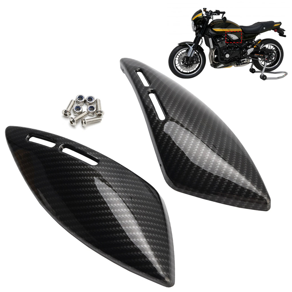 Gas Tank Side Cover Panel for Kawasaki Z900RS (2018–2024) Carbon T9