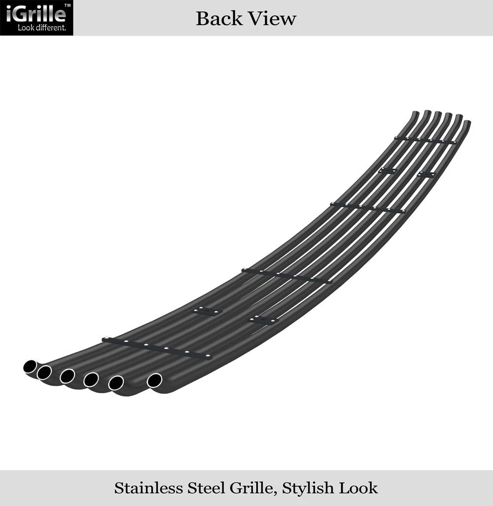 Stainless Steel Black Tubular Grille for Chevy Silverado 1500 (2007–2013)