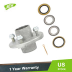 Spindle with Trailer Bearing Kit for 2000 lbs 4 on 4 Trailer Hub (1" or 1.0625")