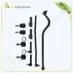 10Pcs Steering Tie Rods Track Bar Ball Joints Kit for Dodge Ram 1500 2500