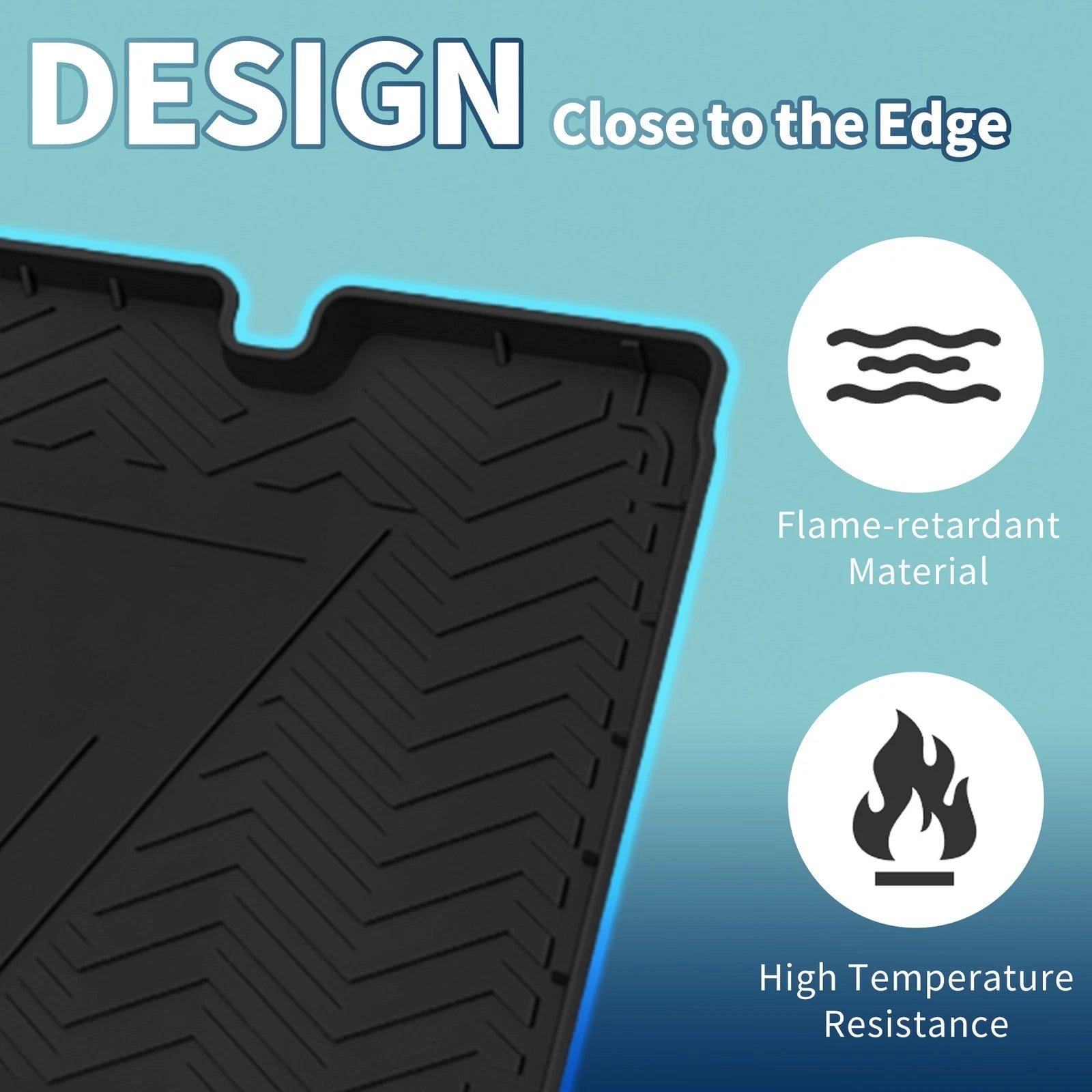 Flat Face Cargo Liner Rear Trunk Mat for Ford EcoSport (2018–2019) TPE