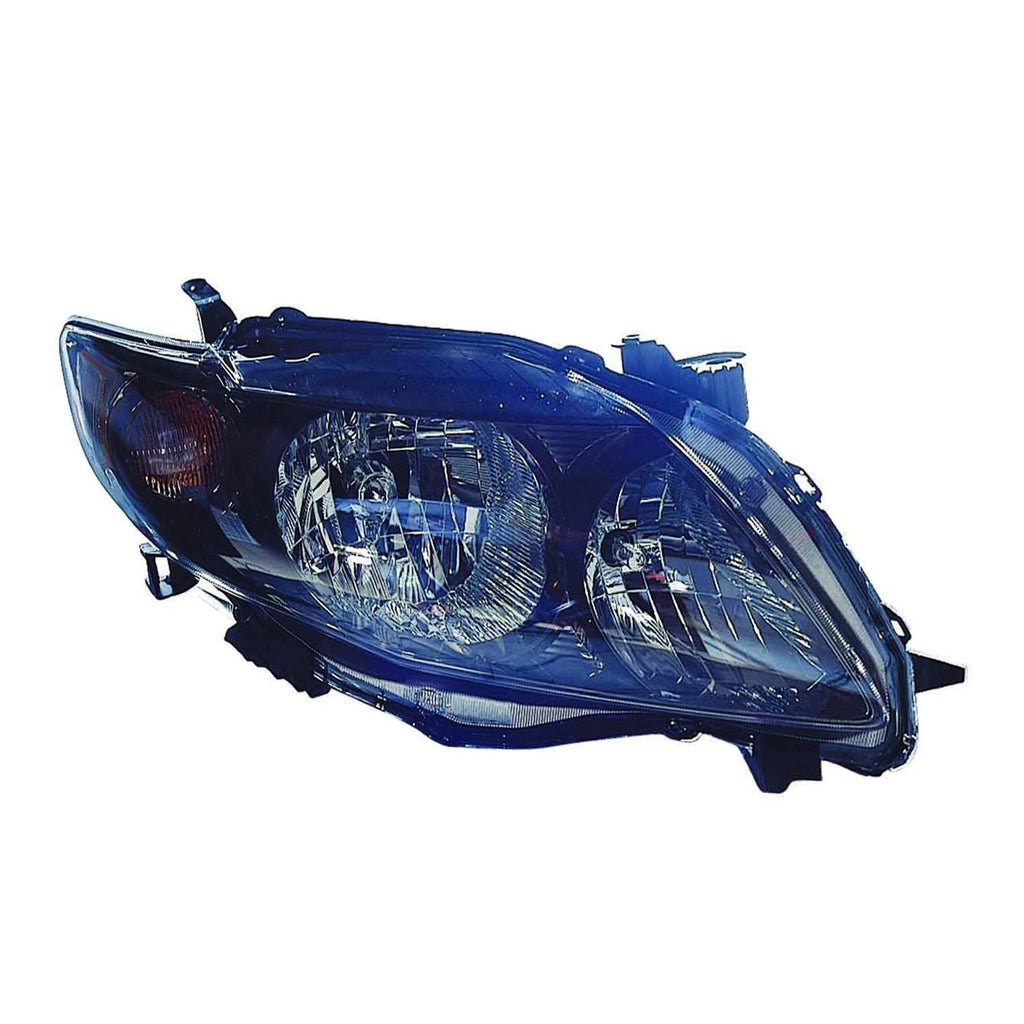 Replacement Passenger Side Headlight Assembly for 2009-2010 Toyota Corolla