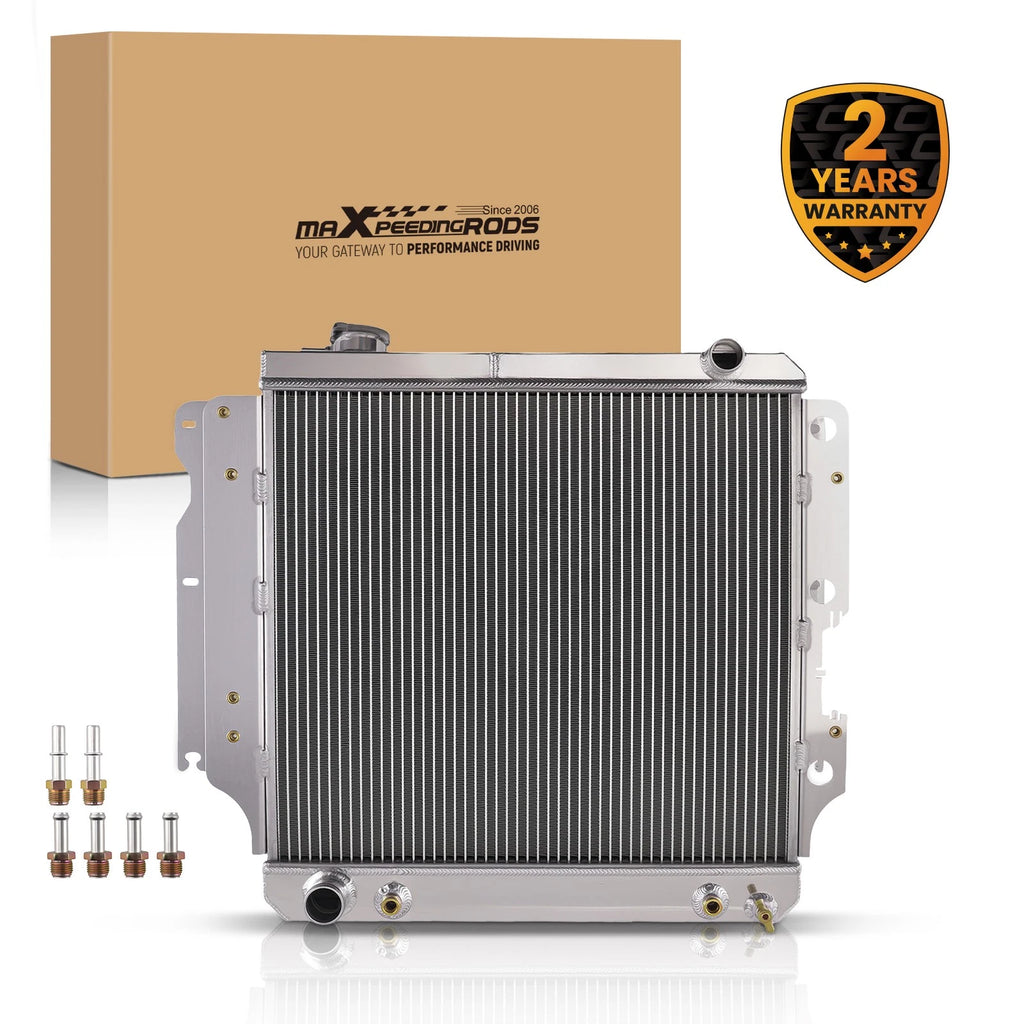 Aluminum Cooling Radiator for Jeep Wrangler (1987–2006) CSF2576 CU2101 4 Row