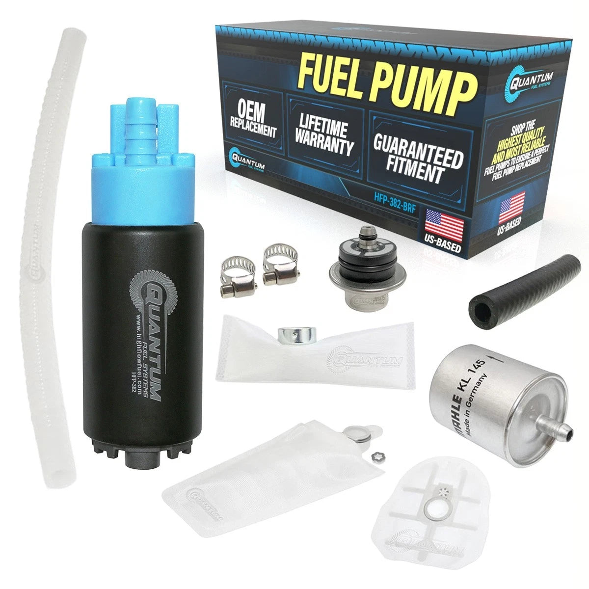 QFS Fuel Pump with Mahle Filter & Regulator for BMW K1300 (2007–2016)