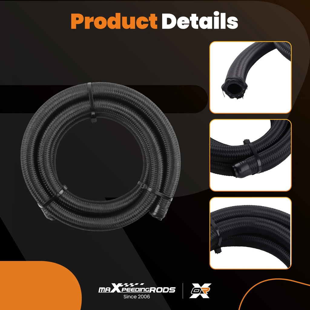 Oil Filter Relocation Kit for Ford Mustang GT F150 (1996-2010) Black