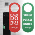 Door Hanger Tag - Do Not Disturb Please Knock Sign for Meeting Room